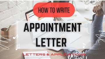 Appointment Letter