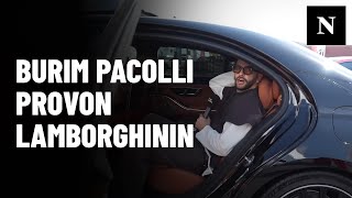 Burim Pacolli provon Lamborghinin - fascinohet nga makinat e autosallon \\