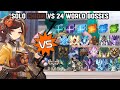 Solo c0 chiori vs 24 world bosses without food buff  genshin impact