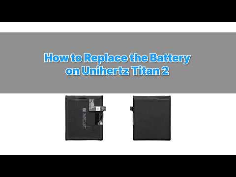 How to Replace the Battery on Unihertz Titan 2 Tutorial