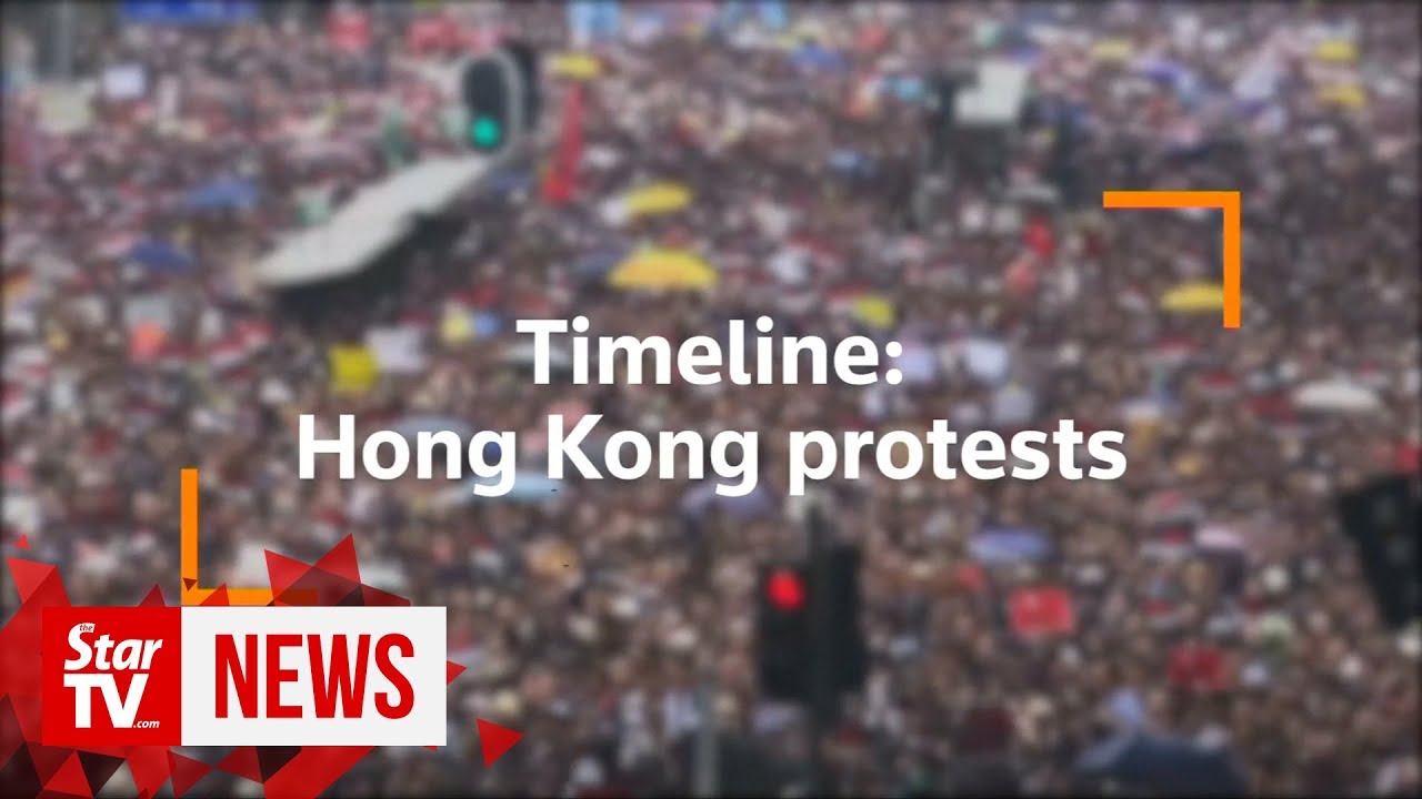 Timeline: Key dates in Hong Kong's protests