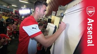 Arsenal: Calum Chambers CAN'T draw cats!