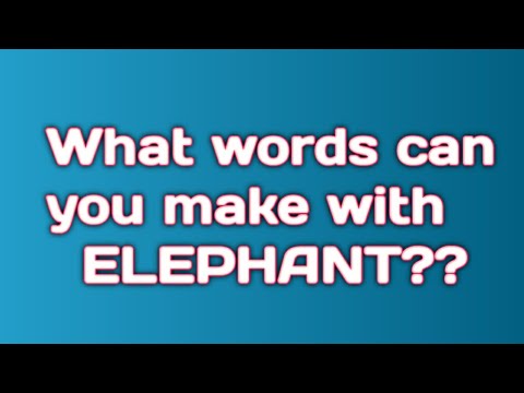 Video: Wanneer gebruik je het woord olifant?