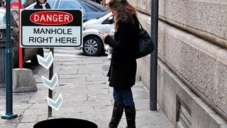 Texting While Walking Can Be DANGEROUS! | WEEKLY COMPILATION | GGL by GetGoodLaughs 159,360 views 11 years ago 1 minute