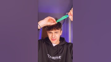 Kyle Thomas 💙 unboxing random wish items 😂 HAIR PERMER #kylethomas #shorts