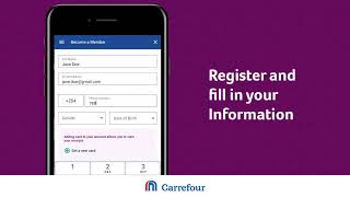 How to download and register the Carrefour Loyalty Program #MyCLUB screenshot 4