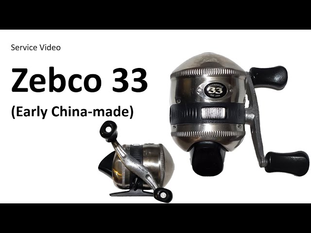 Zebco 33 Authentic (China-made) Service Video 