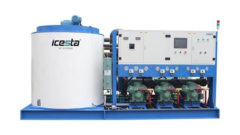 ICESTA 20-30 Ton Industrial flake ice maker machines for fish