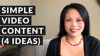 Simple Video Content Ideas For Small Businesses (The First FOUR Videos You Can Create Right Now)