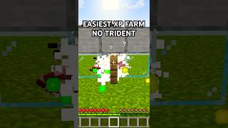 EASIEST XP FARM EVER (NO TRIDENT) v26.13 In Minecraft Bedrock!