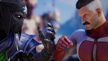 Mortal Kombat 1 - Noob Saibot vs Omni-Man | All Intro/Interaction Dialogues
