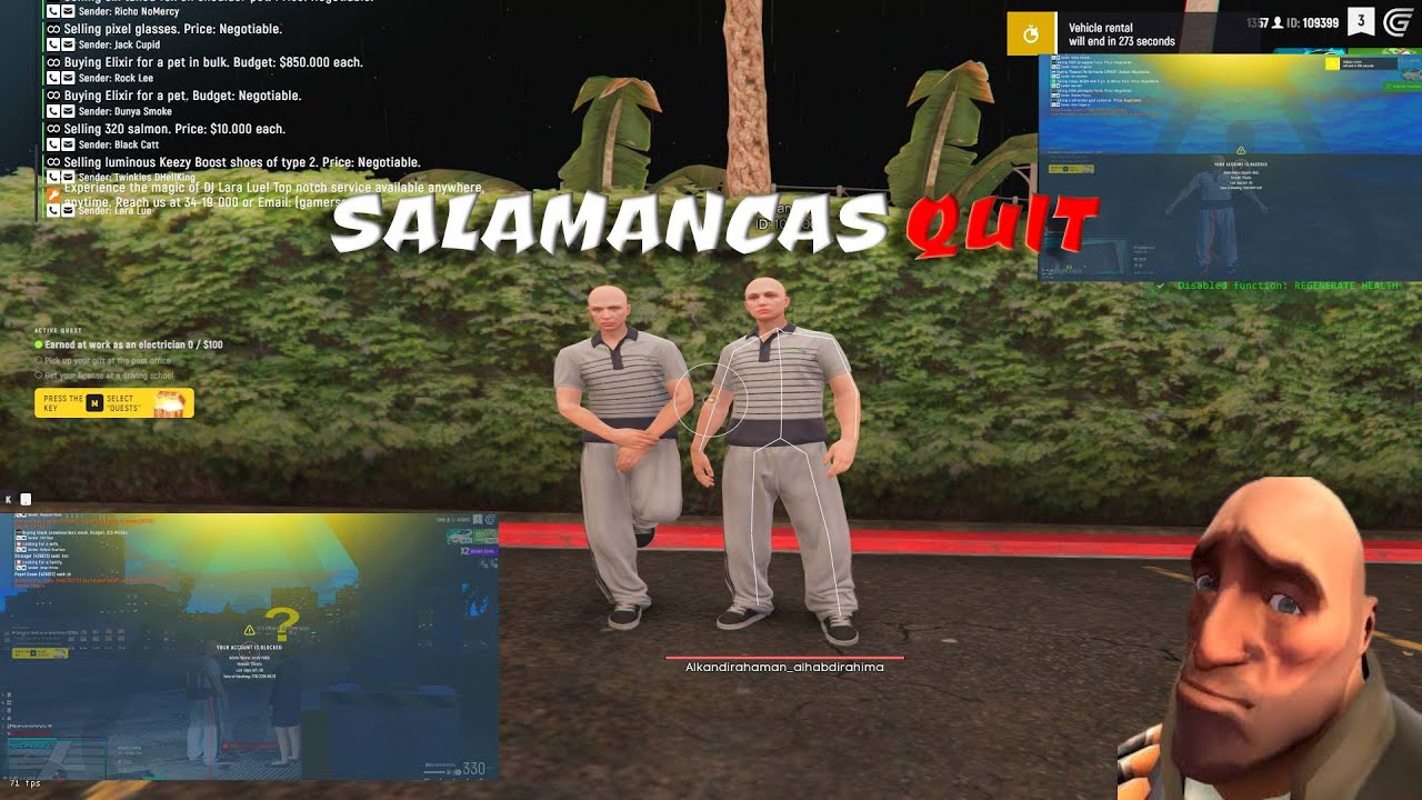 [Grand RP] Salamancas Quit (Cheating 10/2) [DE]