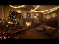 Holiday Room Ambience(Fire crackling)