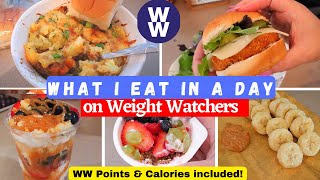 WHAT I EAT IN A DAY on WEIGHT WATCHERS + DINNER COOK WITH ME | WW POINTS & CALORIES