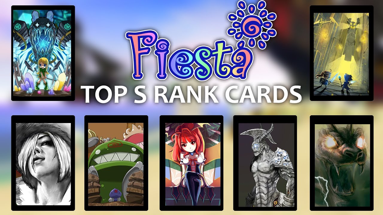 Fiesta Online Top S Rank Collection Cards - YouTube