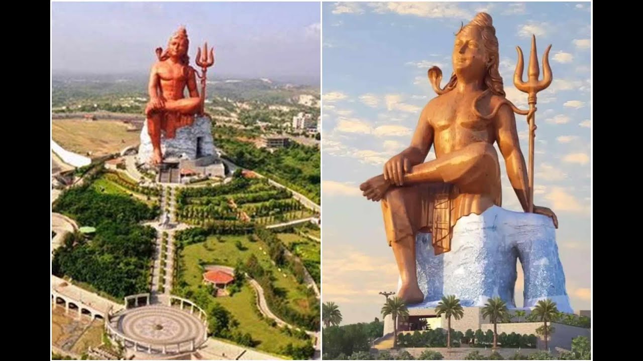 Statue of Belief, the world’s tallest Shiva statue YouTube