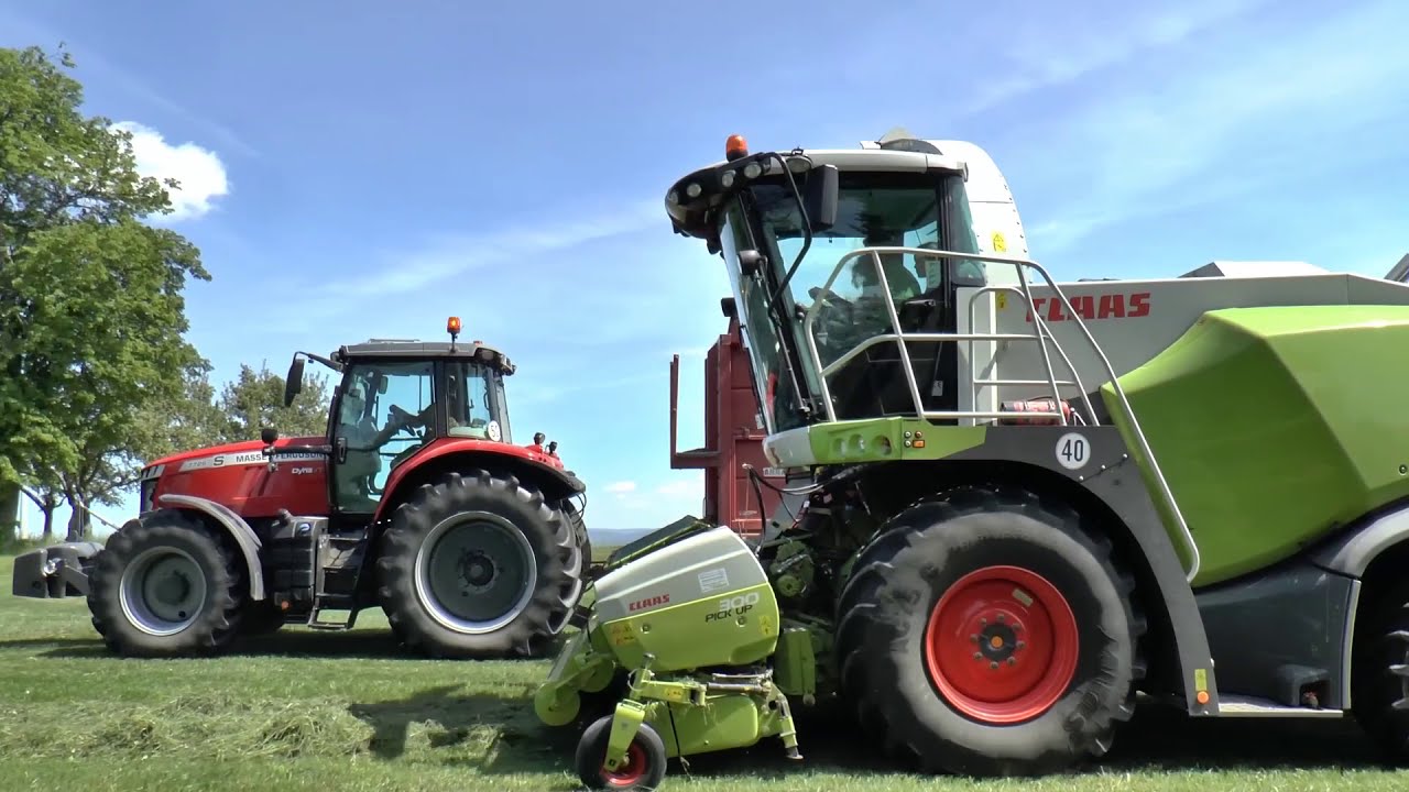 mähen, schwaden, häckseln, Substrat ausbringen, pflügen, scheiben, grubbern, säen