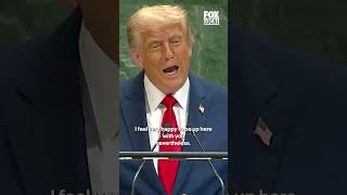 Trump's teleprompter struggles at United Nations