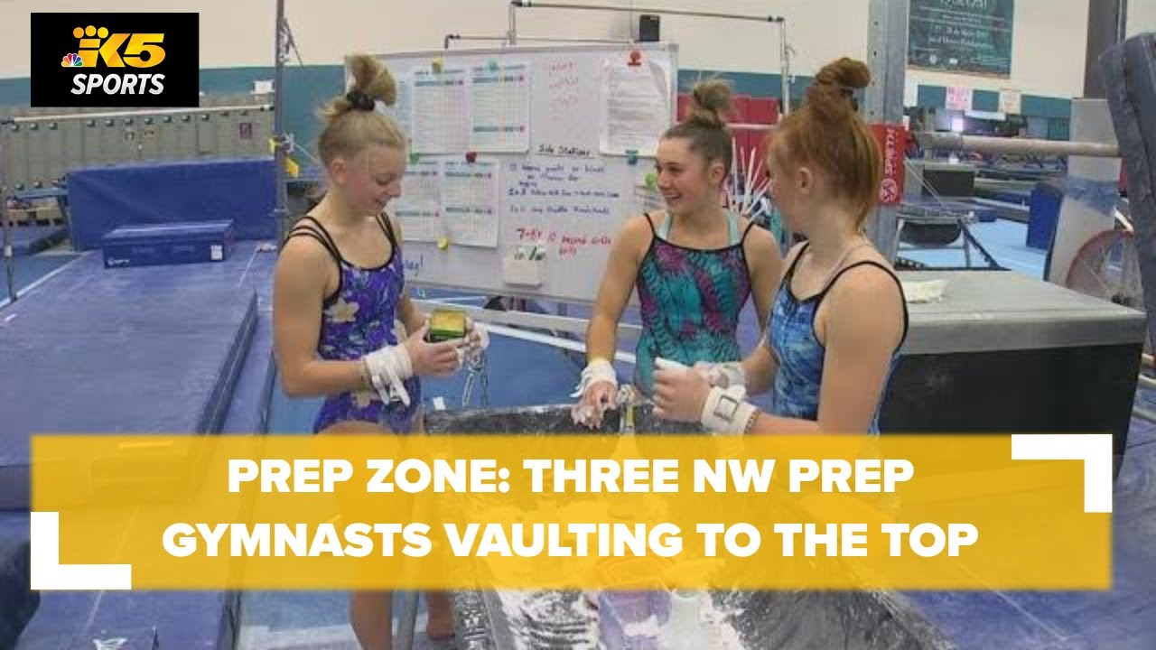 Prep Zone: Three Northwest prep gymnasts vaulting to the top - YouTube