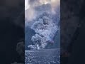 An Eruption Occurred at Stromboli Volcano in Italy Today.