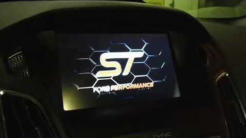 Ford Focus ST 2017 Sync 3 intro
