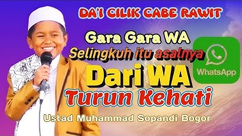 CERAMAH LUCU USTAD CILIK CABERAWIT || MUHAMMAD SOPANDI TERBARU