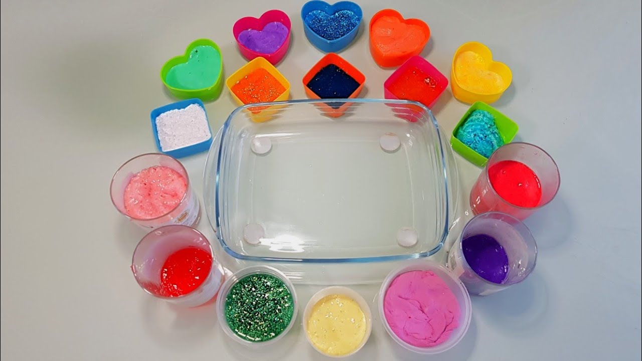 Mixing All My Slime | Oddly Smoothie Slime | Satisfying Rainbow Slime ...