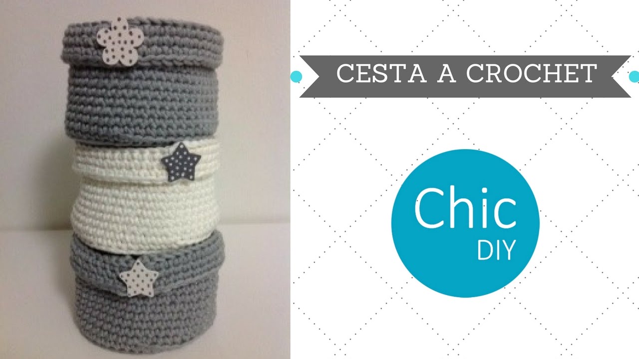 es inutil Nosotros mismos Volver a disparar CESTA A CROCHET | CHIC DIY - YouTube