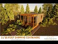 SHIPPING CONTAINER HOME 2 / 20 FOOT  CONTAINERS