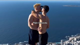 Gay Kissing from the top of the city