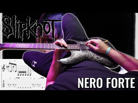 Slipknot - Nero Forte Full Guitar Lesson Cover With Tab | Pov