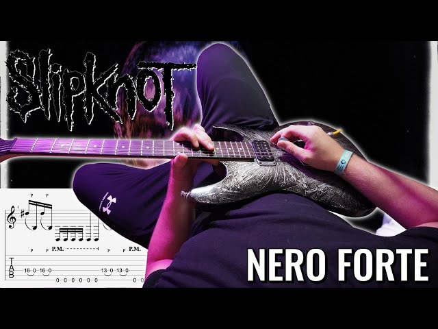 Slipknot - Nero Forte FULL Guitar Lesson / Cover with Tab | PoV class=