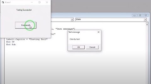 Vb 6.0 #22 Sample of MsgBox  Function