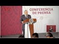 Conferencia de Prensa de AMLO, 16 agosto 2019