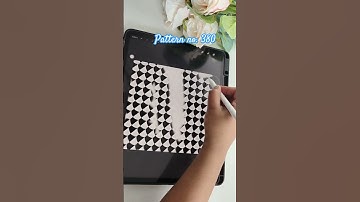 380-Geometric Pattern Procreate Brush #procreatebrushes #procreatedigitalart #procreate #satisfying