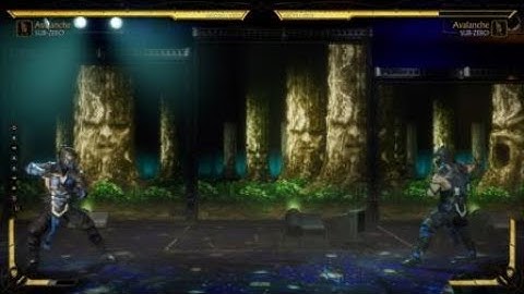 MK11 Sub-Zero F2 iceball combos without amplifying it