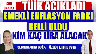 Son Dakika Tüik Açıkladı Emekli Enflasyon Farkı Belli Oldu Kim Kaç Lira Alacak ?