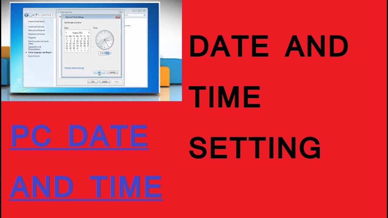 How To Reset Date And Time In Pc I Date And Time Setting YouTube how-to-reset-date-and-time-in-pc-i-date-and-time-setting-youtube