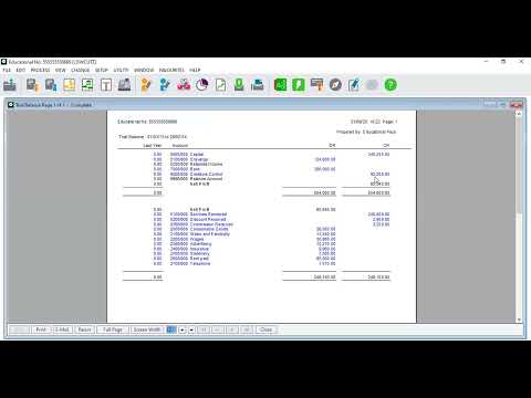 CFS N5 Pastel  Part 5 How to Print Income Statement, Trial Balance and Entry Types Details