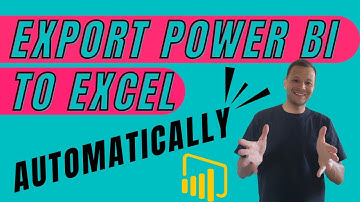 Export Power BI to Excel automatically