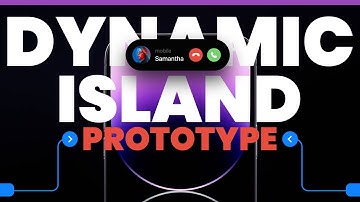 Dynamic Island Design & Animation in Adobe XD - iPhone14 Pro - Prototyping