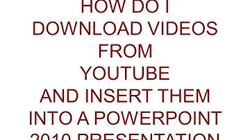 How to Insert Videos into PowerPoint 2010 | Social Media Speaker