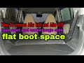 How to remove Alto K10 and Alto 800 real seat and make large size flat boot space