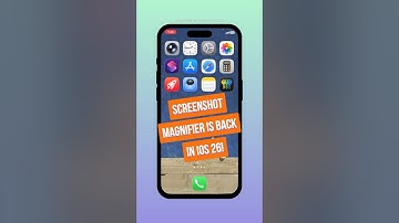 iOS 26 Brings Back Screenshot Magnifier! #ios26 #iphone #shorts