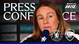 BOMPASTOR Press Conference | WSL | Chelsea vs Arsenal | 25/09/26 | CFCW 26/27 screenshot 3