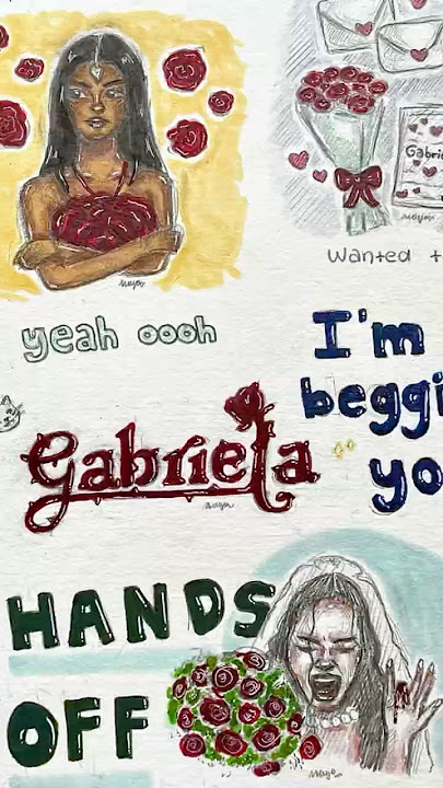 Gabriela - Katseye Lyric Art 🥀💋 ​⁠​⁠ #gabriela #katseye #lyricart #shorts #viral #fyp