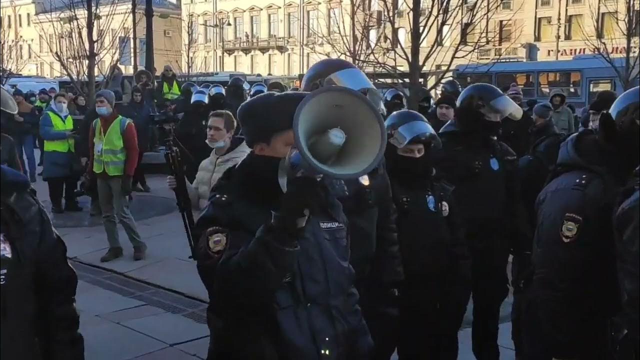 Митинг в петербурге 27 февраля