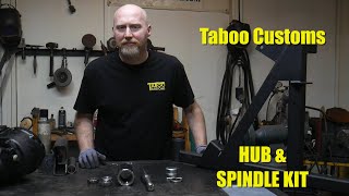 Tire Carrier Hub & Spindle Kit  Taboo Customs