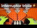 Como conectar un interruptor triple / circuito en paralelo