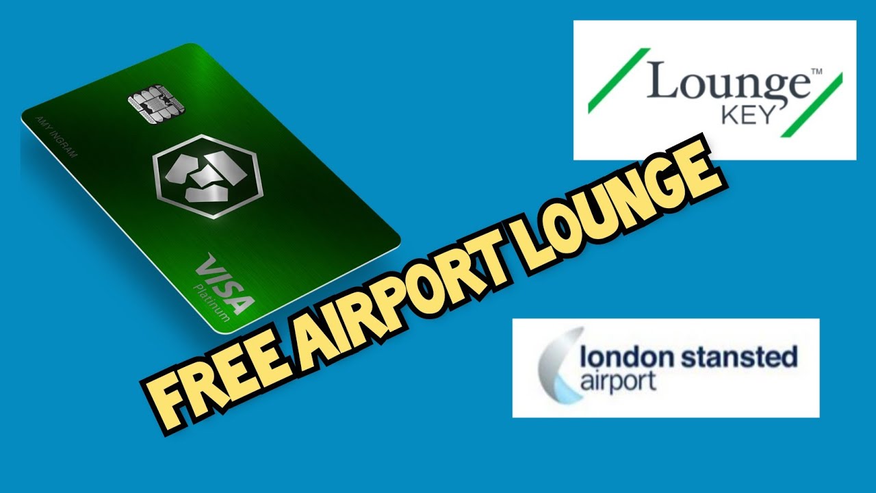 Free Airport Lounge access with CRO card Stansted crypto.com